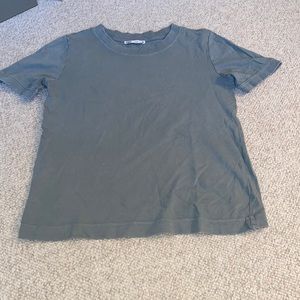 Faded green t shirt